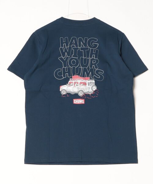 CHUMS（チャムス）の「【CHUMS】Drive in T-Shirt（Tシャツ/カットソー・メンズ・グレー/グリーン/ホワイト/ネイビー・X-LARGE/LARGE/MEDIUM）」の8枚目の写真