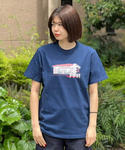CHUMS（チャムス）の「【CHUMS】Drive in T-Shirt（Tシャツ/カットソー・メンズ・グレー/グリーン/ホワイト/ネイビー・X-LARGE/LARGE/MEDIUM）」の4枚目の写真
