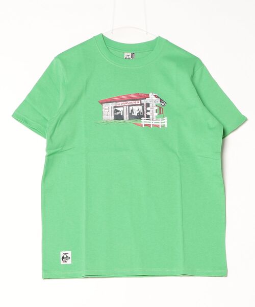 CHUMS（チャムス）の「【CHUMS】Drive in T-Shirt（Tシャツ/カットソー・メンズ・グレー/グリーン/ホワイト/ネイビー・X-LARGE/LARGE/MEDIUM）」の9枚目の写真