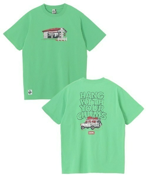 CHUMS（チャムス）の「【CHUMS】Drive in T-Shirt（Tシャツ/カットソー・メンズ・グレー/グリーン/ホワイト/ネイビー・X-LARGE/LARGE/MEDIUM）」の21枚目の写真