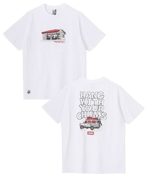 CHUMS（チャムス）の「【CHUMS】Drive in T-Shirt（Tシャツ/カットソー・メンズ・グレー/グリーン/ホワイト/ネイビー・X-LARGE/LARGE/MEDIUM）」の22枚目の写真