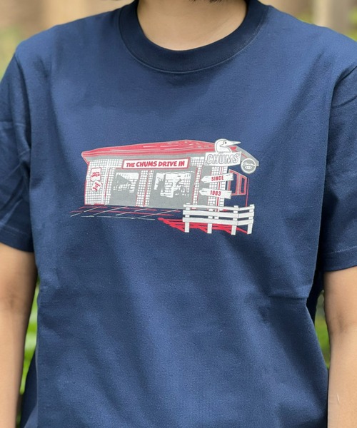 CHUMS（チャムス）の「【CHUMS】Drive in T-Shirt（Tシャツ/カットソー・メンズ・グレー/グリーン/ホワイト/ネイビー・X-LARGE/LARGE/MEDIUM）」の20枚目の写真