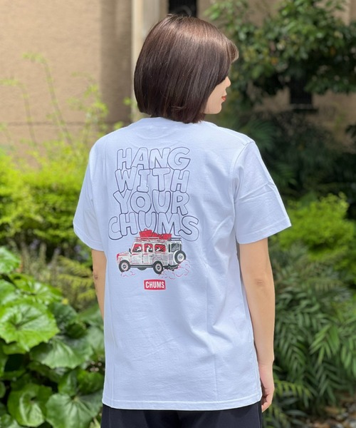 CHUMS（チャムス）の「【CHUMS】Drive in T-Shirt（Tシャツ/カットソー・メンズ・グレー/グリーン/ホワイト/ネイビー・X-LARGE/LARGE/MEDIUM）」の13枚目の写真