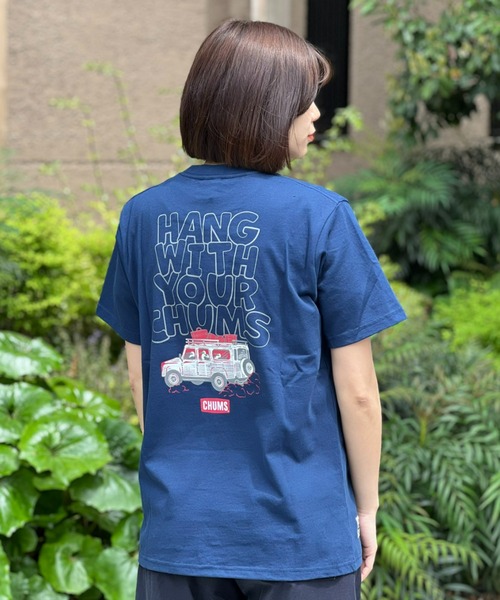 CHUMS（チャムス）の「【CHUMS】Drive in T-Shirt（Tシャツ/カットソー・メンズ・グレー/グリーン/ホワイト/ネイビー・X-LARGE/LARGE/MEDIUM）」の16枚目の写真