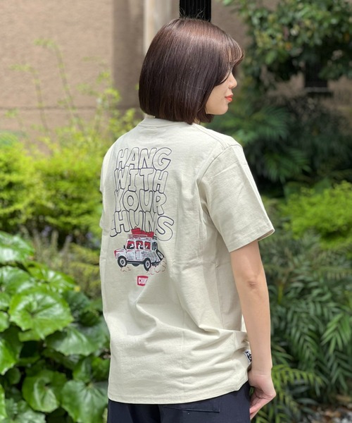 CHUMS（チャムス）の「【CHUMS】Drive in T-Shirt（Tシャツ/カットソー・メンズ・グレー/グリーン/ホワイト/ネイビー・X-LARGE/LARGE/MEDIUM）」の14枚目の写真