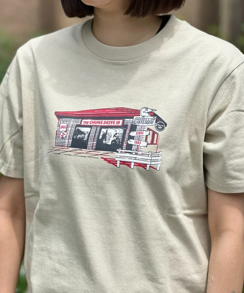 CHUMS（チャムス）の「【CHUMS】Drive in T-Shirt（Tシャツ/カットソー・メンズ・グレー/グリーン/ホワイト/ネイビー・X-LARGE/LARGE/MEDIUM）」の18枚目の写真