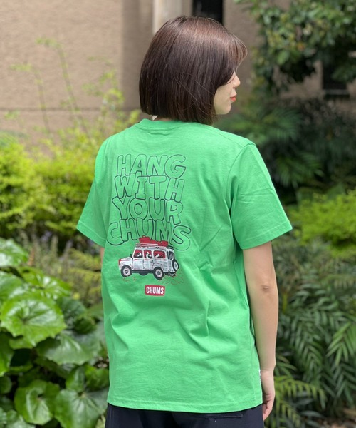CHUMS（チャムス）の「【CHUMS】Drive in T-Shirt（Tシャツ/カットソー・メンズ・グレー/グリーン/ホワイト/ネイビー・X-LARGE/LARGE/MEDIUM）」の15枚目の写真