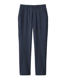 BODYWILD/ボディワイルド テーパードパンツ ファスナー&ベルトループ付きナイロンストレッチ