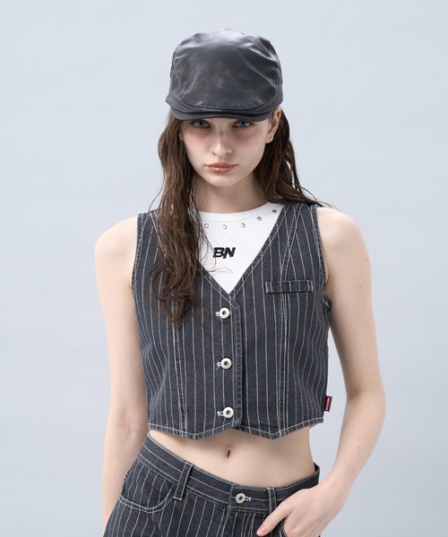 Pre-Order】レースコンビセーラージレ / Lace Combo Sailor Gilet