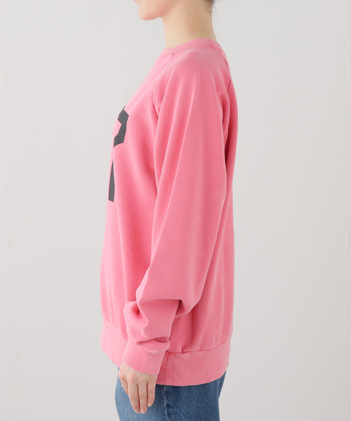 B.C STOCK（ベーセーストック）の「athletic wear MASON / アスレティックウェア メイソン 別注 ロゴスウェット（スウェット・レディース・グリーン/ブラウン/ホワイト/サックスブルー/オレンジ・FREE）」の22枚目の写真