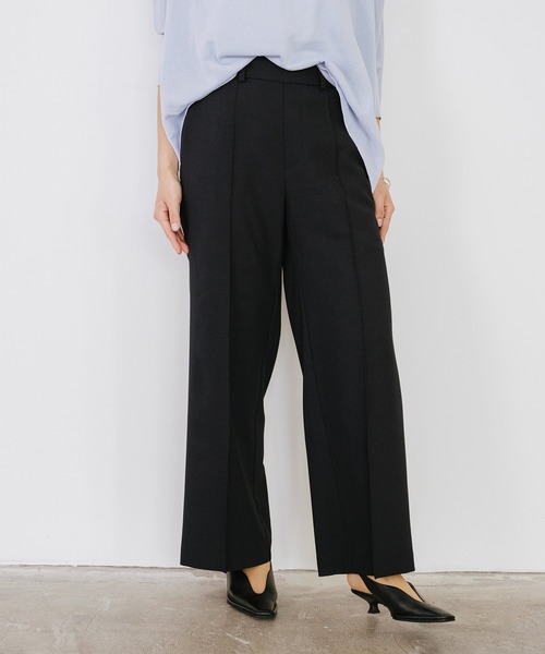 Sirin（シリン）の「≪セットアップ可≫ リネンライクワイドイージーパンツ【2サイズ展開】（その他パンツ・レディース・ベージュ/ネイビー・SMALL/X-SMALL）」の2枚目の写真