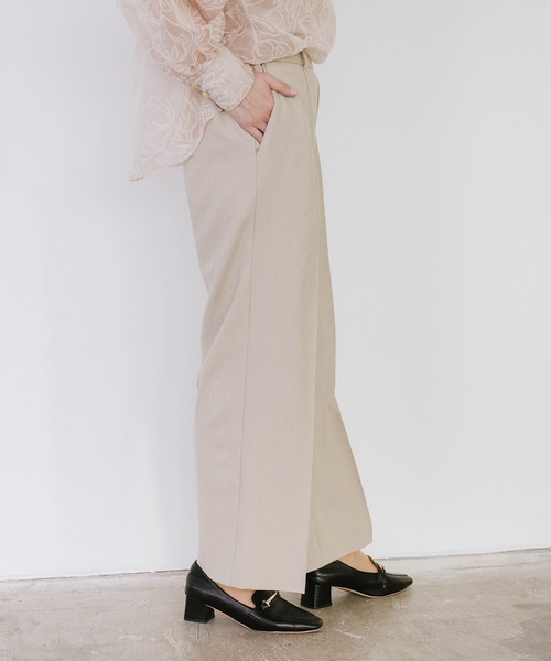 Sirin（シリン）の「≪セットアップ可≫ リネンライクワイドイージーパンツ【2サイズ展開】（その他パンツ・レディース・ベージュ/ネイビー・SMALL/X-SMALL）」の7枚目の写真