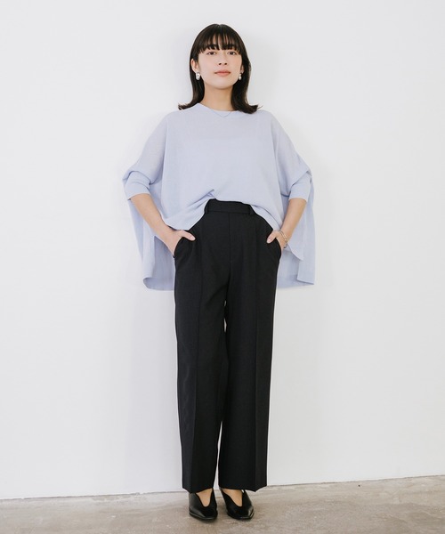 Sirin（シリン）の「≪セットアップ可≫ リネンライクワイドイージーパンツ【2サイズ展開】（その他パンツ・レディース・ベージュ/ネイビー・SMALL/X-SMALL）」の9枚目の写真