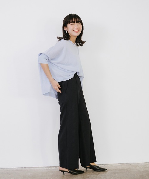Sirin（シリン）の「≪セットアップ可≫ リネンライクワイドイージーパンツ【2サイズ展開】（その他パンツ・レディース・ベージュ/ネイビー・SMALL/X-SMALL）」の10枚目の写真