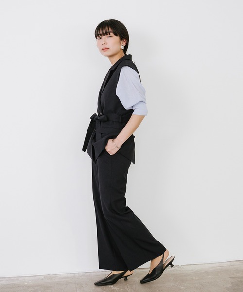 Sirin（シリン）の「≪セットアップ可≫ リネンライクワイドイージーパンツ【2サイズ展開】（その他パンツ・レディース・ベージュ/ネイビー・SMALL/X-SMALL）」の16枚目の写真