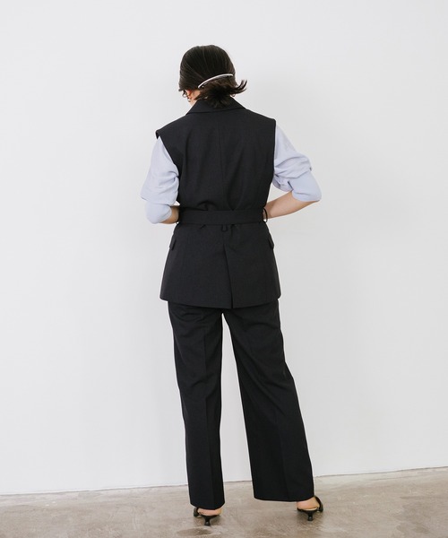 Sirin（シリン）の「≪セットアップ可≫ リネンライクワイドイージーパンツ【2サイズ展開】（その他パンツ・レディース・ベージュ/ネイビー・SMALL/X-SMALL）」の17枚目の写真