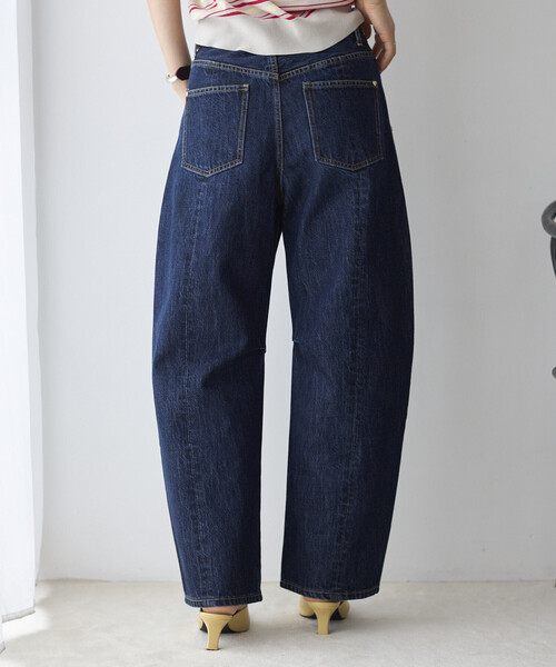 Firsthand（ファーストハンド）の「Firsthand/ファーストハンド ハートスタッズ カーヴィーデニム / ワイドシルエット（デニムパンツ・レディース・ブルー/ホワイト・X-SMALL/SMALL/MEDIUM）」の9枚目の写真