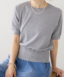 RIVE DROITE | 予約【A・MONN(アモン)】HALF SLEEVE KNIT(ニット/セーター)