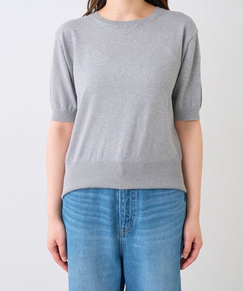 RIVE DROITE(リヴドロワ)の「予約【A・MONN(アモン)】HALF SLEEVE KNIT(ニット/セーター・レディース・グレー/チャコールグレー/グリーン・FREE)」の18枚目の写真