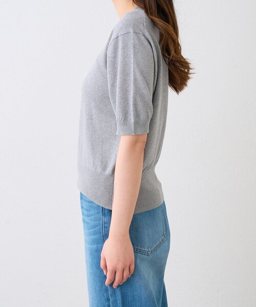RIVE DROITE(リヴドロワ)の「予約【A・MONN(アモン)】HALF SLEEVE KNIT(ニット/セーター・レディース・グレー/チャコールグレー/グリーン・FREE)」の19枚目の写真