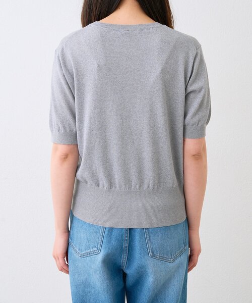 RIVE DROITE(リヴドロワ)の「予約【A・MONN(アモン)】HALF SLEEVE KNIT(ニット/セーター・レディース・グレー/チャコールグレー/グリーン・FREE)」の20枚目の写真