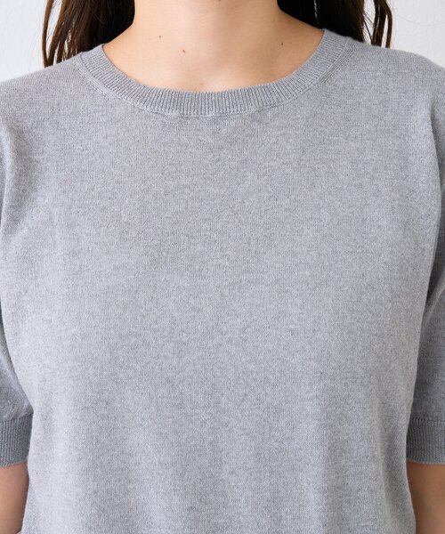 RIVE DROITE(リヴドロワ)の「予約【A・MONN(アモン)】HALF SLEEVE KNIT(ニット/セーター・レディース・グレー/チャコールグレー/グリーン・FREE)」の21枚目の写真