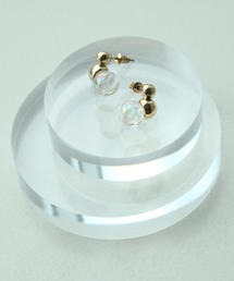 クリア×ボールピアス