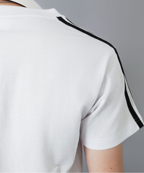 SPINNS（スピンズ）の「短丈フレイムロゴ半袖Tシャツ/ゲームシャツデザイン（Tシャツ/カットソー・メンズ・ホワイト/ブラック/ブラック系その他/ウッドランド・ONESIZE）」の14枚目の写真