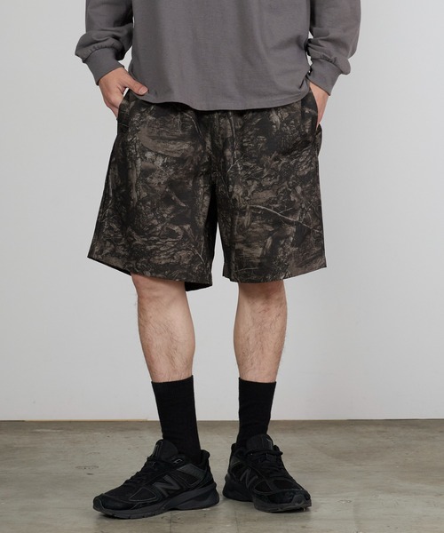 Champion(チャンピオン)の「Champion/チャンピオン リアルツリー柄 ワッペンロゴ リップストップ イージーショーツ 2026年春夏(その他パンツ・メンズ・ブラック/カモフラージュ・M/L/XL)」の13枚目の写真