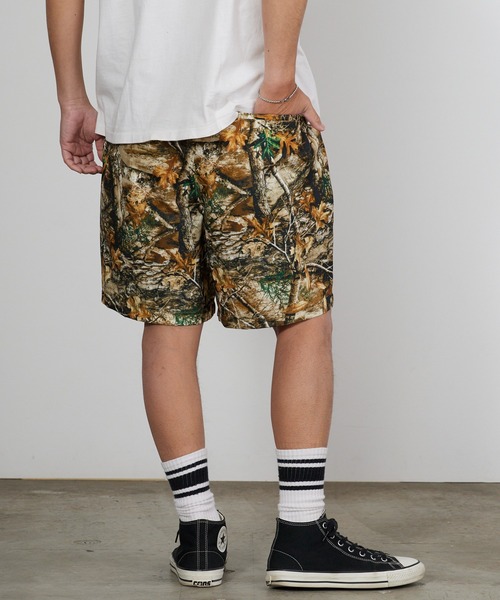 Champion(チャンピオン)の「Champion/チャンピオン リアルツリー柄 ワッペンロゴ リップストップ イージーショーツ 2026年春夏(その他パンツ・メンズ・ブラック/カモフラージュ・M/L/XL)」の21枚目の写真