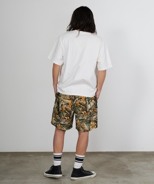 Champion(チャンピオン)の「Champion/チャンピオン リアルツリー柄 ワッペンロゴ リップストップ イージーショーツ 2026年春夏(その他パンツ・メンズ・ブラック/カモフラージュ・M/L/XL)」の16枚目の写真