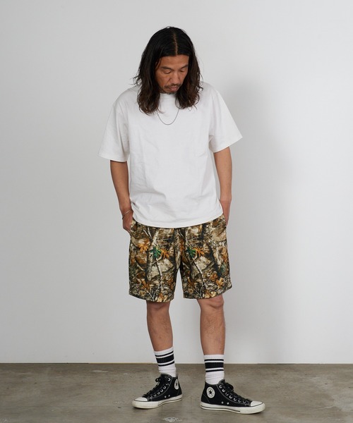 Champion(チャンピオン)の「Champion/チャンピオン リアルツリー柄 ワッペンロゴ リップストップ イージーショーツ 2026年春夏(その他パンツ・メンズ・ブラック/カモフラージュ・M/L/XL)」の19枚目の写真