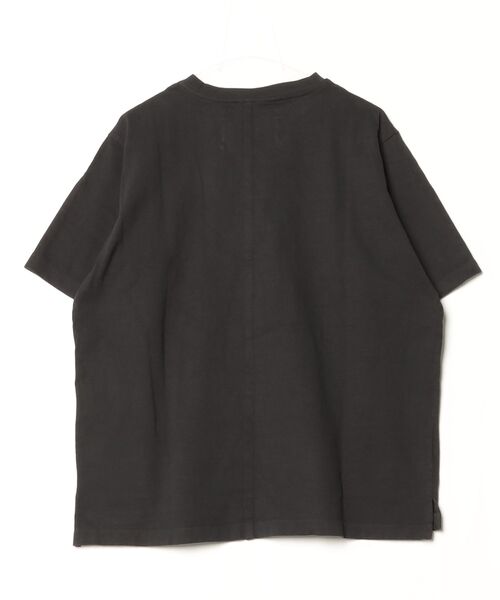 VOAAOV(ヴォアーブ)の「【VOAAOV】HEAVY JERSEY GARMENT DYE Oversize T-Shirt(Tシャツ/カットソー・メンズ・ブラック/チャコールグレー/ホワイト・2/1)」の4枚目の写真
