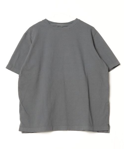 VOAAOV(ヴォアーブ)の「【VOAAOV】HEAVY JERSEY GARMENT DYE Oversize T-Shirt(Tシャツ/カットソー・メンズ・ブラック/チャコールグレー/ホワイト・2/1)」の11枚目の写真