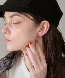 NOJESS（ノジェス）の「シルバーサファイヤムーンピアス(片耳用)（ピアス（片耳用））」