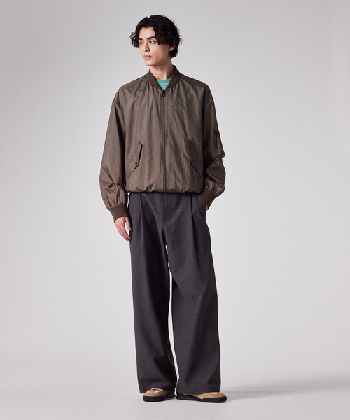 PS Paul Smith(ピーエスポールスミス)の「PERTEX(R) フライトジャケット / 162751 EXSB03(ブルゾン・メンズ・ブラウン/ブラック・LARGE/MEDIUM/X-LARGE)」の19枚目の写真