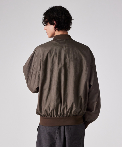 PS Paul Smith(ピーエスポールスミス)の「PERTEX(R) フライトジャケット / 162751 EXSB03(ブルゾン・メンズ・ブラウン/ブラック・LARGE/MEDIUM/X-LARGE)」の3枚目の写真