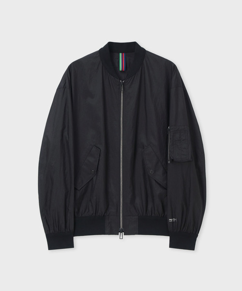 PS Paul Smith(ピーエスポールスミス)の「PERTEX(R) フライトジャケット / 162751 EXSB03(ブルゾン・メンズ・ブラウン/ブラック・LARGE/MEDIUM/X-LARGE)」の5枚目の写真