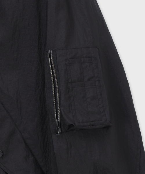 PS Paul Smith(ピーエスポールスミス)の「PERTEX(R) フライトジャケット / 162751 EXSB03(ブルゾン・メンズ・ブラウン/ブラック・LARGE/MEDIUM/X-LARGE)」の8枚目の写真