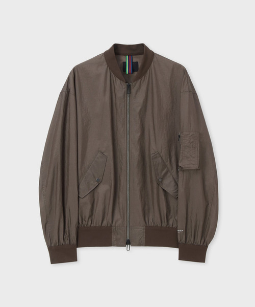 PS Paul Smith(ピーエスポールスミス)の「PERTEX(R) フライトジャケット / 162751 EXSB03(ブルゾン・メンズ・ブラウン/ブラック・LARGE/MEDIUM/X-LARGE)」の20枚目の写真