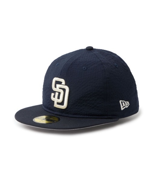 NEW ERA（ニューエラ）の「NEW ERA   5950SB SEERSUCKER / ニューエラ（キャップ・レディース・ホワイト/グレー/ネイビー・7 1/2/7 3/8）」の3枚目の写真