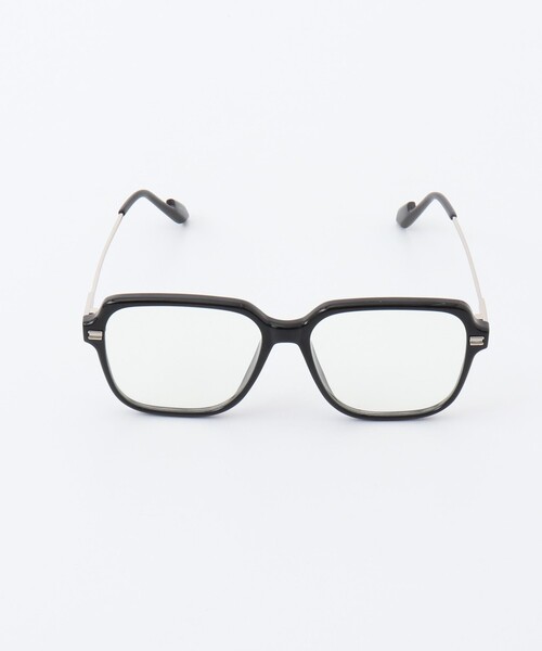 NOLLEY’S（ノーリーズ）の「【MAQWEL/マクウェル】スクエアフレームグラス（メガネ・レディース・ベージュ/ブラック・FREE）」の7枚目の写真