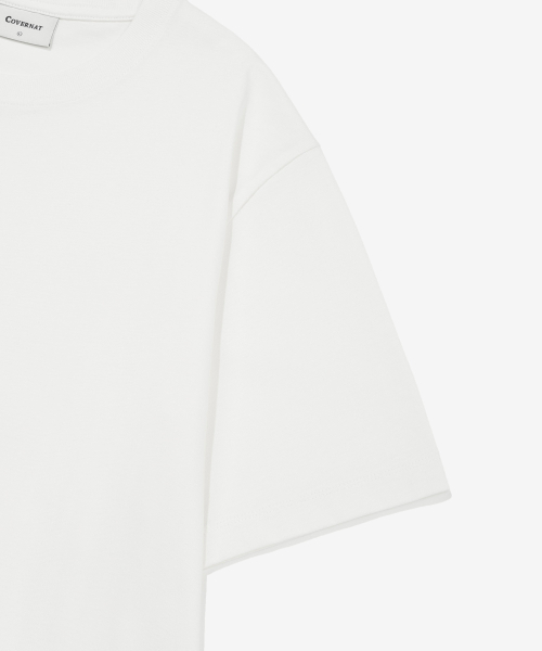 COVERNAT(カバーナット)の「ベーシッククロップTシャツホワイト(Tシャツ/カットソー・レディース・その他・SMALL/MEDIUM/LARGE/X-LARGE)」の4枚目の写真