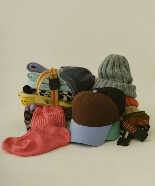 JOURNAL STANDARD relume（ジャーナルスタンダード　レリューム）の「チェッカーフラッグ ソックス（ソックス/靴下・メンズ・イエロー/パープル/ブラックミックス/サックスブルー/ブラック/ライトグレー・FREE）」の7枚目の写真