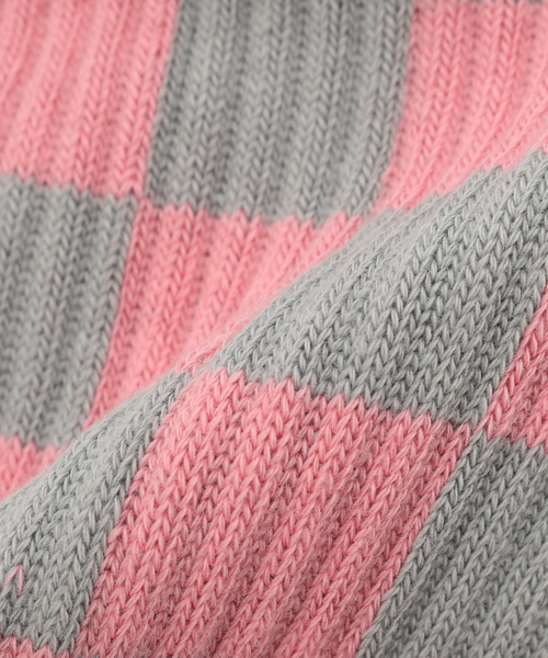 JOURNAL STANDARD relume（ジャーナルスタンダード　レリューム）の「チェッカーフラッグ ソックス（ソックス/靴下・メンズ・イエロー/パープル/ブラックミックス/サックスブルー/ブラック/ライトグレー・FREE）」の12枚目の写真