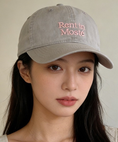 Vipoa（ヴィポア）の「casual　embroidery　cap（キャップ・レディース・アイボリー/ブラック/グレー/ピンク/パープル/ネイビー・FREE）」の18枚目の写真