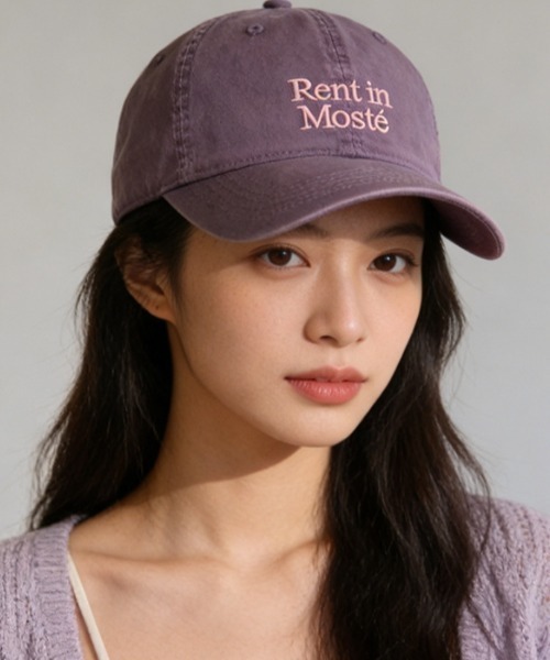 Vipoa（ヴィポア）の「casual　embroidery　cap（キャップ・レディース・アイボリー/ブラック/グレー/ピンク/パープル/ネイビー・FREE）」の16枚目の写真