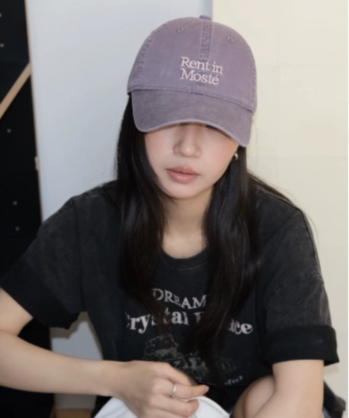 Vipoa（ヴィポア）の「casual　embroidery　cap（キャップ・レディース・アイボリー/ブラック/グレー/ピンク/パープル/ネイビー・FREE）」の11枚目の写真