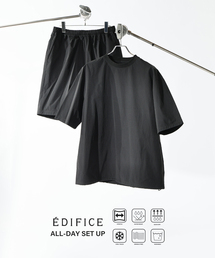 EDIFICE | 【EDIFICE ALL-DAY SETUPシリーズ】2点セット プルオーバー Tシャツ&ショーツ(シャツ/ブラウス)