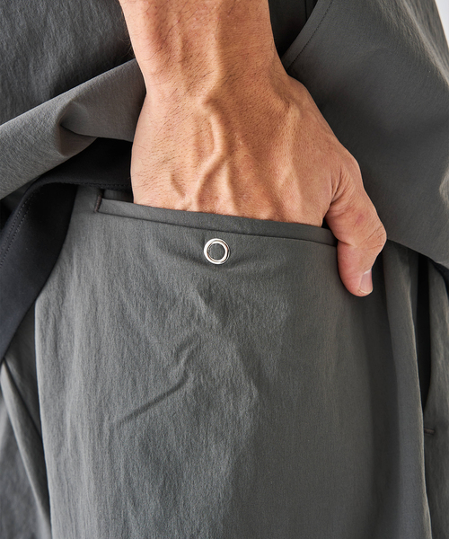 EDIFICE(エディフィス)の「【EDIFICE ALL-DAY SETUPシリーズ】2点セット プルオーバー Tシャツ&ショーツ(シャツ/ブラウス・メンズ・ネイビー/ブラック/カーキ・SMALL/MEDIUM/LARGE)」の11枚目の写真